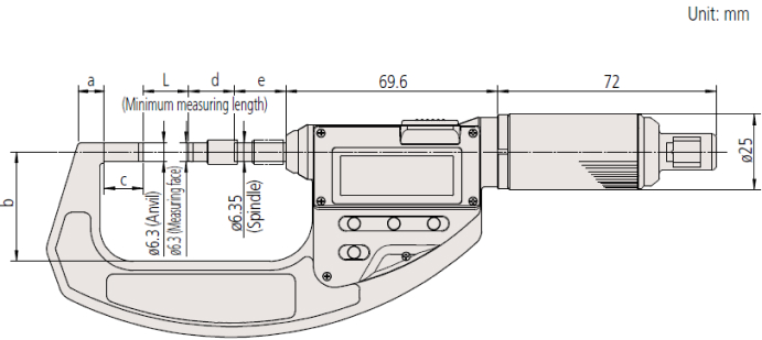 Panme điện tử QuantuMike Mitutoyo 293