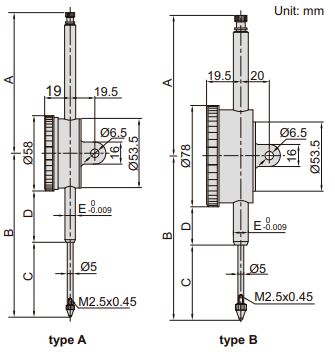 Đồng hồ so cơ khí hành trình dài Insize 2309