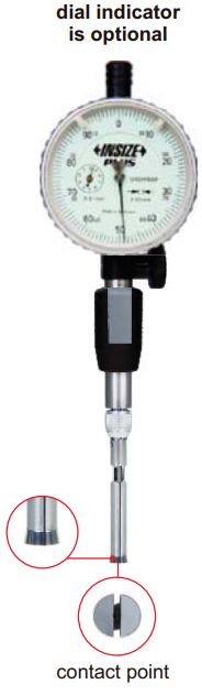 Đồng hồ đo lỗ kín kích thước nhỏ Insize 2427