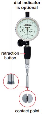 Set đồng hồ đo lỗ kín kích thước nhỏ Insize 2429