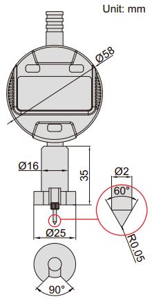 Đồng hồ điện tử đo độ dày biên dạng bề mặt Insize 2843
