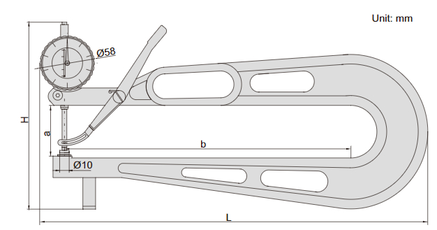 đồng hồ đo độ dày Insize 2875