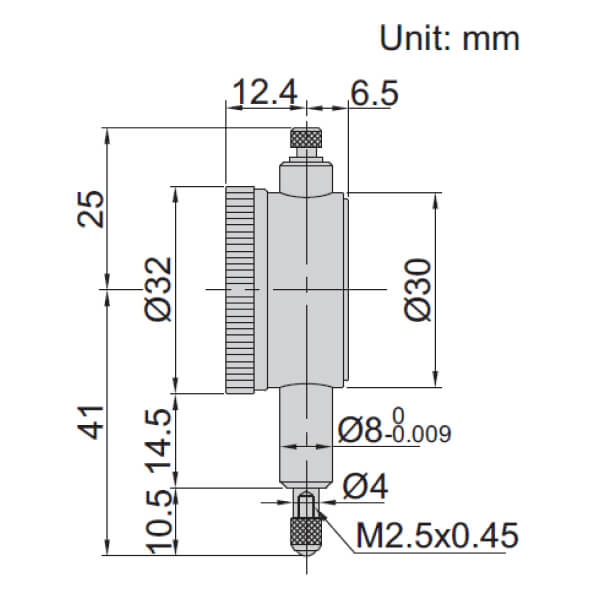 Đồng hồ so cơ khí Insize 2886-3F