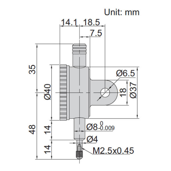 Đồng hồ so cơ khí độ chính xác cao Insize 2890-1