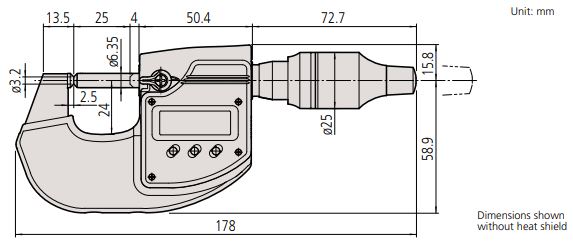 Panme điện tử MDH độ chính xác cao Mitutoyo 293
