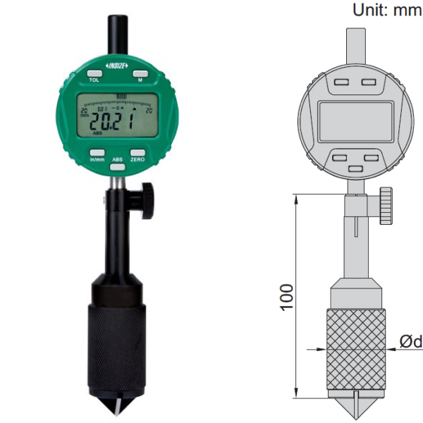 Đồng hồ đo cạnh vát Insize 2942