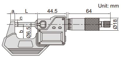 Panme điện tử đo ngoài Insize 3101