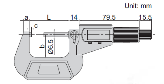 Panme điện tử đo ngoài Insize (dòng cơ bản) 3102