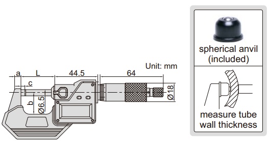 Panme điện tử đo ngoài Insize 3108
