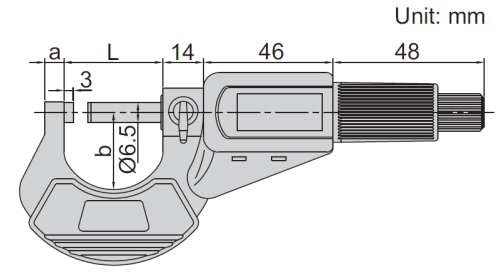 Panme điện tử đo ngoài Insize (dòng cơ bản) 3109-75A 3 Panme điện tử đo ngoài Insize (dòng cơ bản) 3109