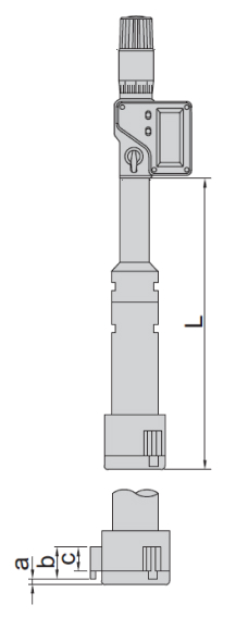 Panme điện tử đo lỗ hai điểm/ba điểm Insize 3127