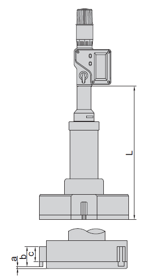 Panme điện tử đo trong 3 điểm Insize 3127-275 4 Panme điện tử đo lỗ hai điểm/ba điểm Insize 3127