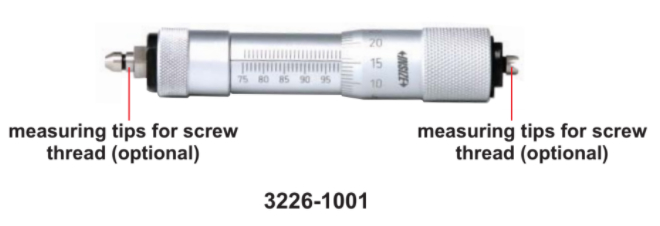 Thước panme đo ren trong Insize 3226