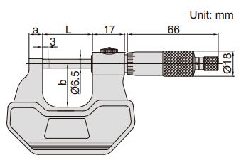 Panme đo ngoài Insize (cho cả người thuận tay trái và tay phải) 3236