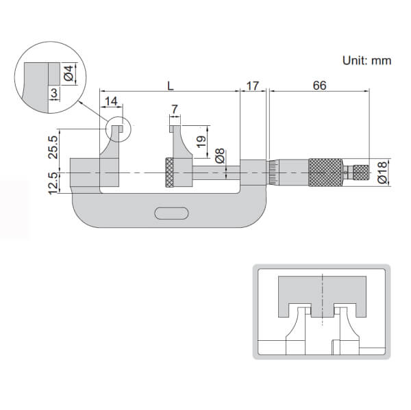 Thước kẹp panme cơ khí Insize 3238