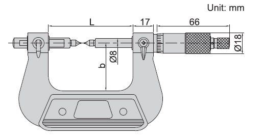 Panme cơ khí đo bánh răng Insize 3291