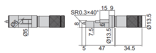 Panme đo mép lon Insize 3293