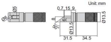 Panme đo mép lon Insize 3293