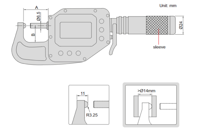 Thước panme điện tử độ chính xác cao Insize 3355-50 2 Thước panme điện tử độ chính xác cao Insize 3354