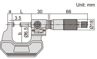 Panme đo ngoài có bộ đếm Insize 3400