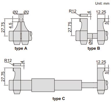Panme đo trong điện tử Insize 3520