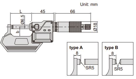 Panme điện tử đo ống cầu Insize 3560