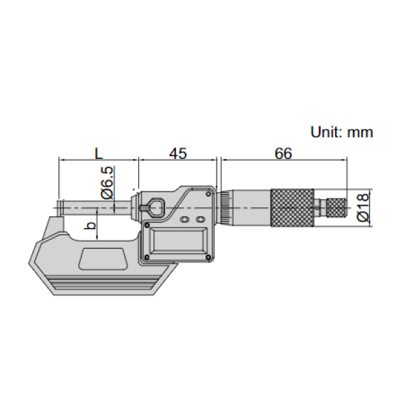 Panme điện tử đo thành ống Insize 3561-50A 3 Panme điện tử đo ống đe trụ Insize 3561