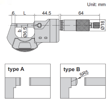 Thước panme điện tử hiển thị dọc Insize 3565