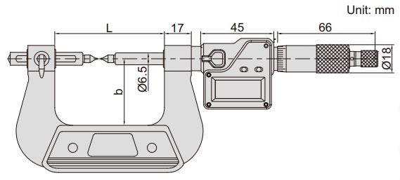 Panme điện tử đo bánh răng Insize 3591