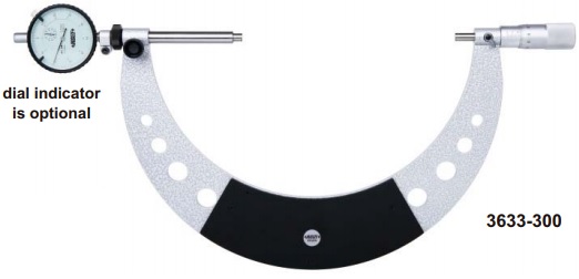 Panme mặt chỉ thị kim Insize 3633-100 4 Panme mặt chỉ thị kim Insize 3633