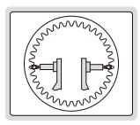 Panme cơ khí có bánh răng bên trong Insize 3637