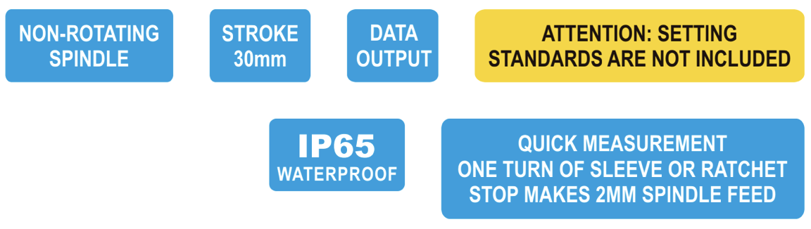Panme điện tử với trục không quay Insize 3661-280 3 Panme điện tử với trục không quay Insize 3661