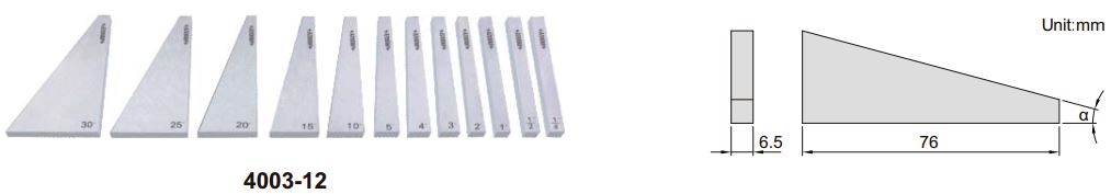 Bộ căn góc Insize 4003