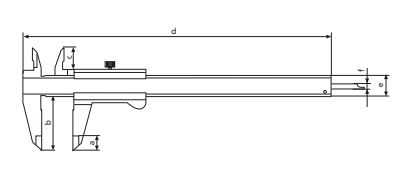 Thước kẹp cơ khí MarCal 16 FN