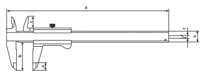 Thước kẹp cơ khí MarCal 16 DN
