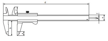 Thước kẹp cơ khí MarCal 16 GN