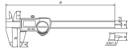 Thước kẹp điện tử MarCal 16 ER tích hợp cổng dữ liệu