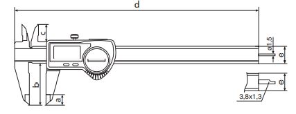 Thước kẹp điện tử MarCal 16 EWR tích hợp cổng dữ liệu