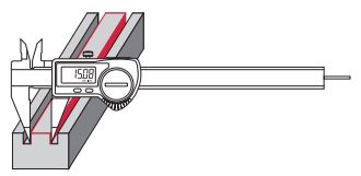 Thước kẹp điện tử đo khoảng cách rãnh Marcal 16 EWR-S 4103075 2 Thước kẹp điện tử cho ứng dụng đặc biệt MarCal 16 EWRi-S / 16 EWR-S
