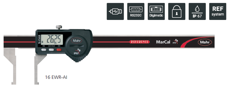 Thước kẹp điện tử đo rãnh trong MarCal 16 EWR-AI 4103080 1 Thước kẹp điện tử đo độ dày thành ống MarCal 16 EWRi-SA 4103377