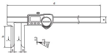 Thước kẹp điện tử cho ứng dụng đặc biệt MarCal 16 EWRi-LI / 16 EWR-LI