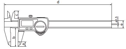 Thước kẹp điện tử cho ứng dụng đặc biệt MarCal 16 EWRi-H / 16 EWR-H