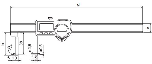 Thước kẹp điện tử cho ứng dụng đặc biệt MarCal 16 EWRi-SI / 16 EWR-SI