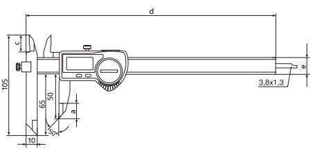 Thước kẹp điện tử cho ứng dụng đặc biệt MarCal 16 EWRi-VS / 16 EWR-VS