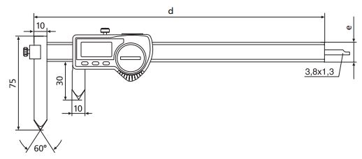 Thước kẹp điện tử cho ứng dụng đặc biệt MarCal 16 EWRi-BA / 16 EWR-BA