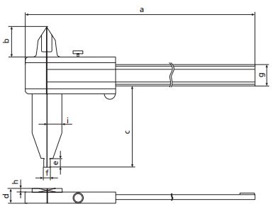 Thước kẹp cơ khí MarCal 18 NA