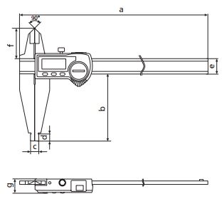 Thước kẹp điện tử MarCAl 18EWR có mỏ đo