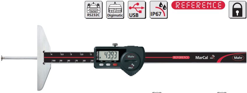 Thước đo sâu điện tử MarCal