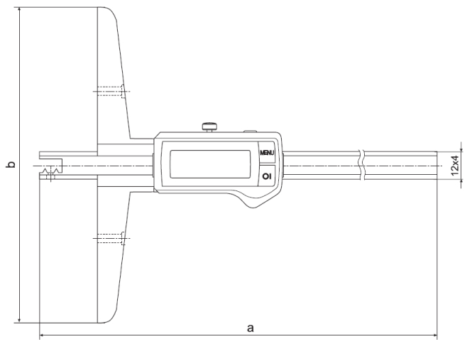 Thước đo độ sâu điện tử chống nước Mahr MarCal 30 EWR-U 4126624 1 Thước đo độ sâu điện tử Mahr MarCal 30 EWR-U