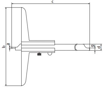 Thước đo sâu cơ khí MarCal 30 N